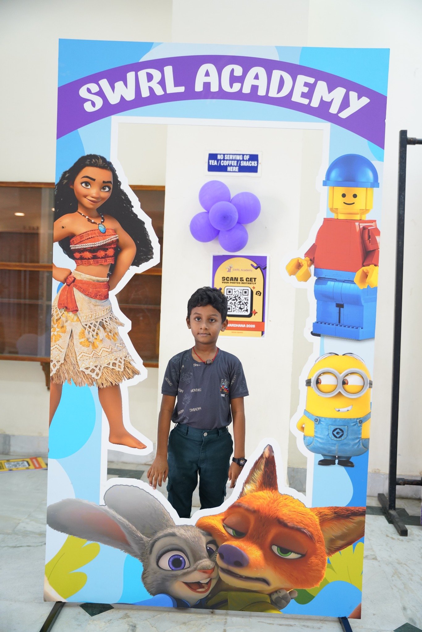 SWRL Academy annual day photo booth